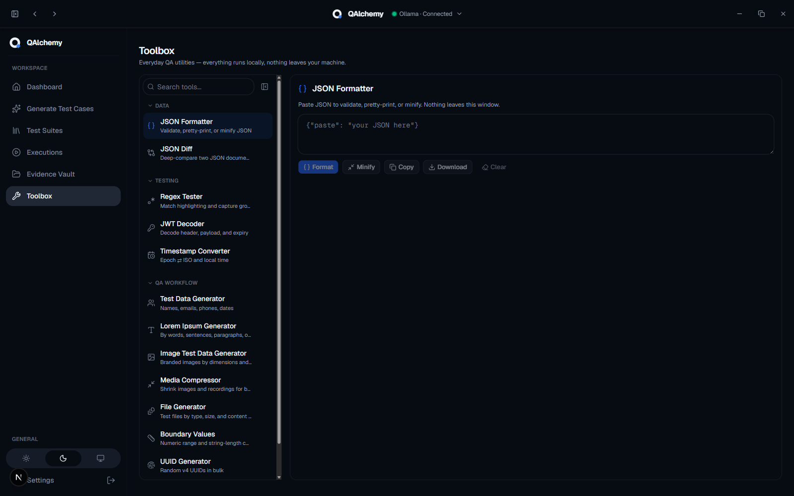 QA Toolbox utilities